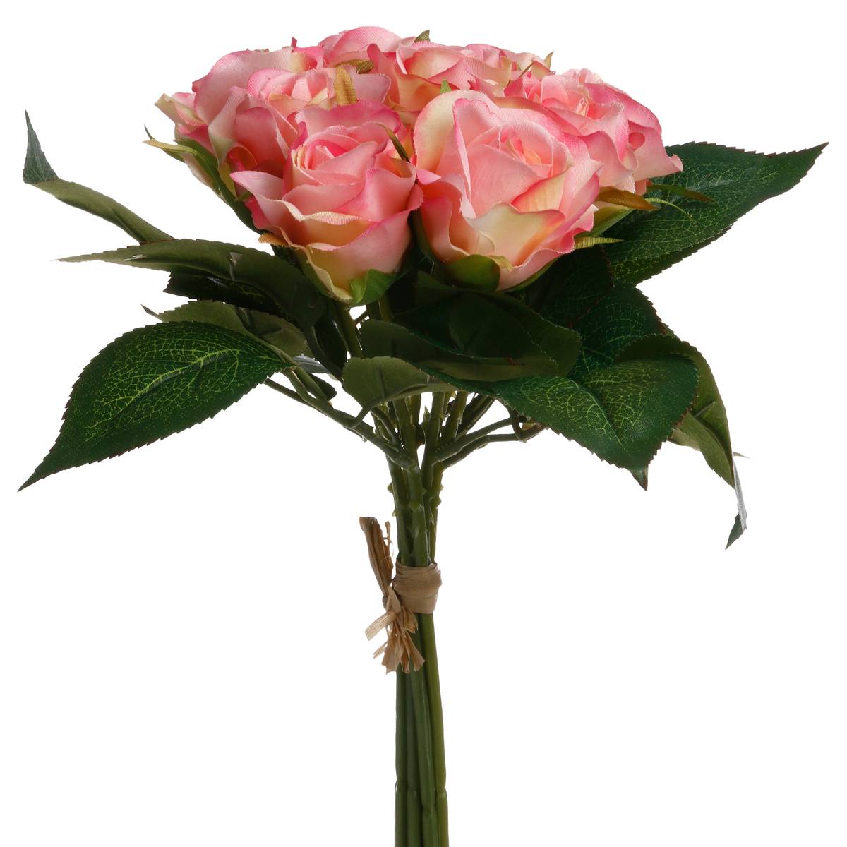 Bouquet Di Rose Artificiali Per Sposa, Bianco E Viola, Con Strass, 50 Cm