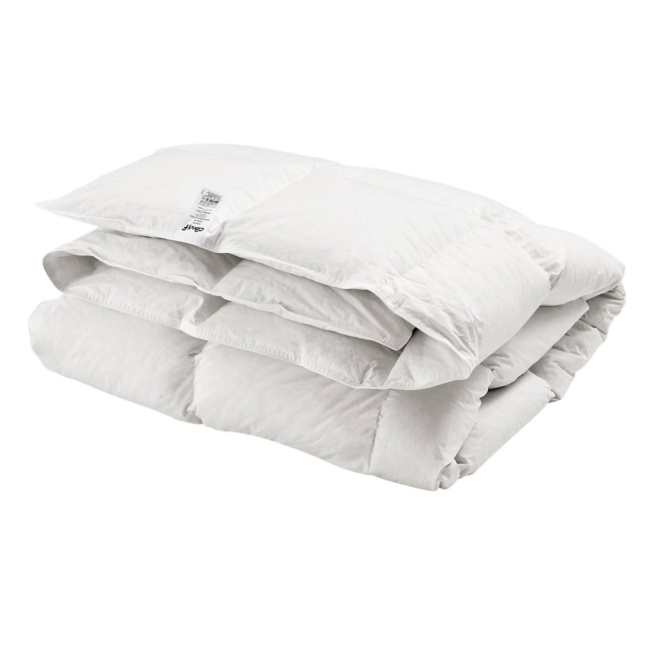 Couette 4 saisons en duvet et percale biologique Carla-140 x 200 cm- - 2