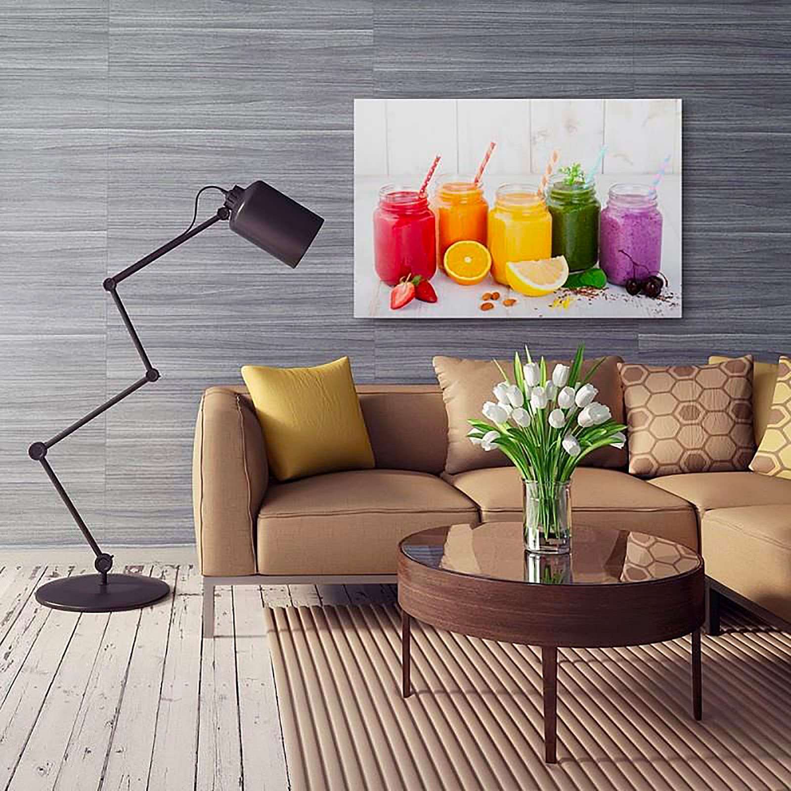 Tableau bois collection de fruits - 40 x 30 cm - 5