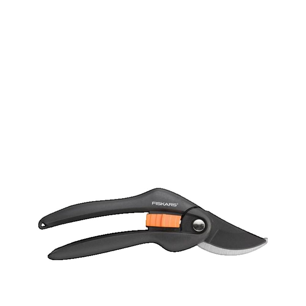 Sekator Fiskars SingleStep P26 ostra klinga, ergonomiczny czarno-pomarańczowy