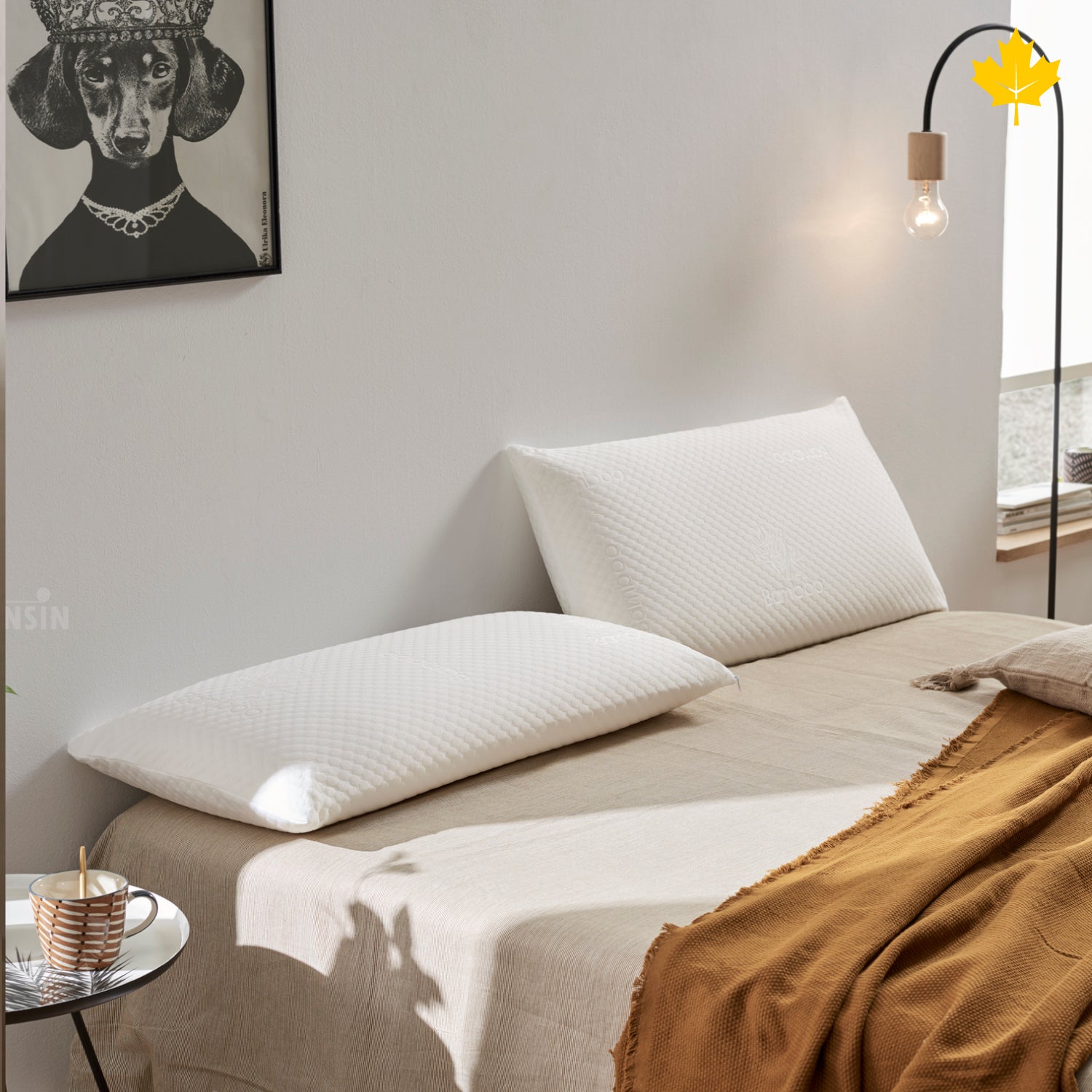 Pack Colchão e 2 Almofadas Viscoelásticas 70 cm Descansin | 140 x 200 | 22 cm de altura com 7 zonas de descanso | Alta Firmeza | efeito nuvem - 7