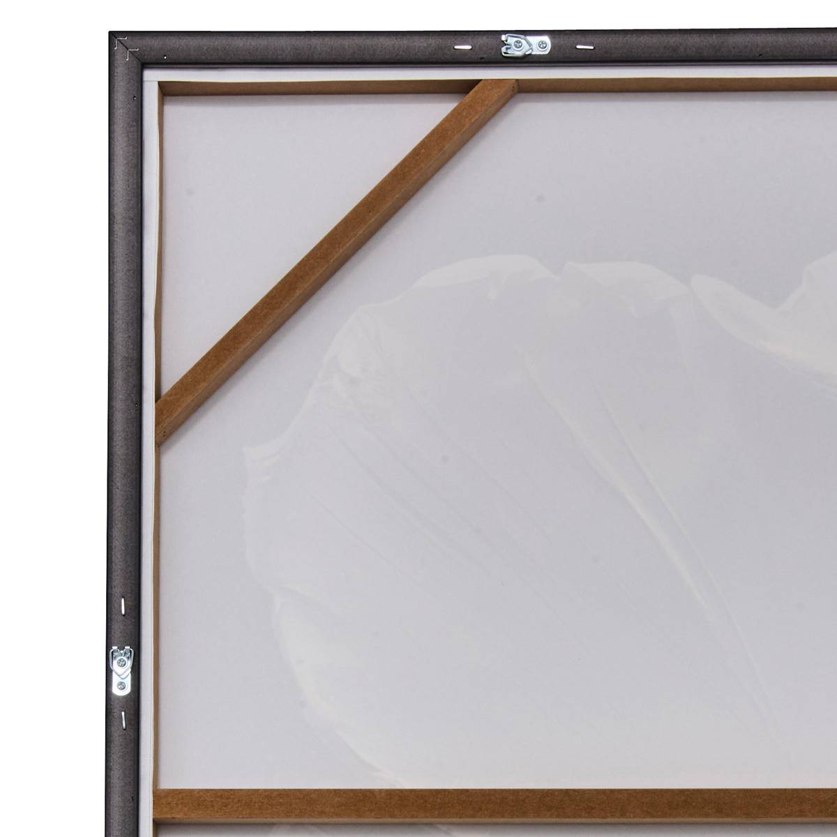 Toile peinte encadrée Mao noir et blanc 116x75cm - Atmosphera créateur d'intérieur - 3