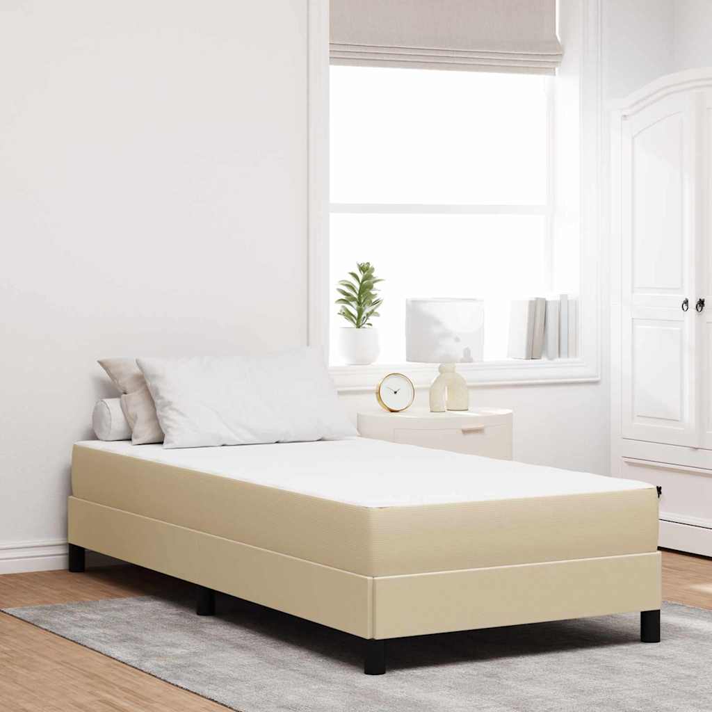 Materac do łóżka z materacem Szałwiowy 90 x 190 cm tkanina vidaXL