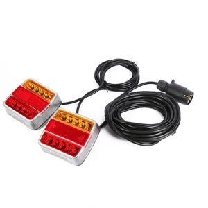 Wiltec Feux arrière pour remorque – 235 x 135 x 52 mm – 2 pièces – 5