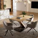 Vicco Table à manger Avido, Chêne de force doré, 160x90cm | Leroy Merlin Vicco Table à manger Avido, Chêne de force doré, 160x90cm | Leroy Merlin
