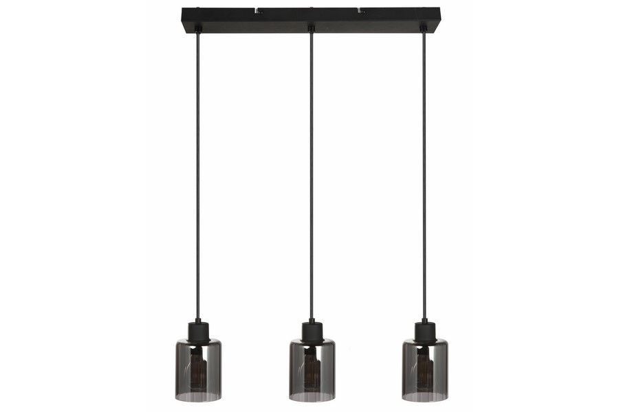 Lampa wisząca Valerie czarna 3xE27x40W dekoracyjna wym: 120 x 55 x 10 cm metal Reality