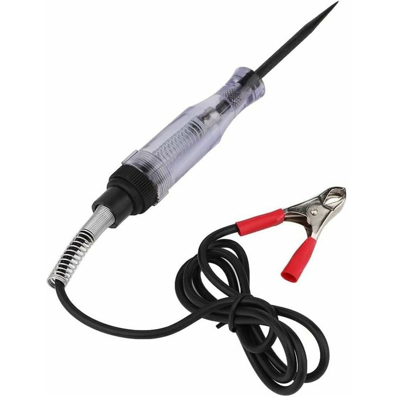 Czerwony tester napięcia, tester elektryczny 6 V 24 V, tester obwodów, tester napięcia elektrycznego, automatyczny tester elektryczny, wkrętarka prądu
