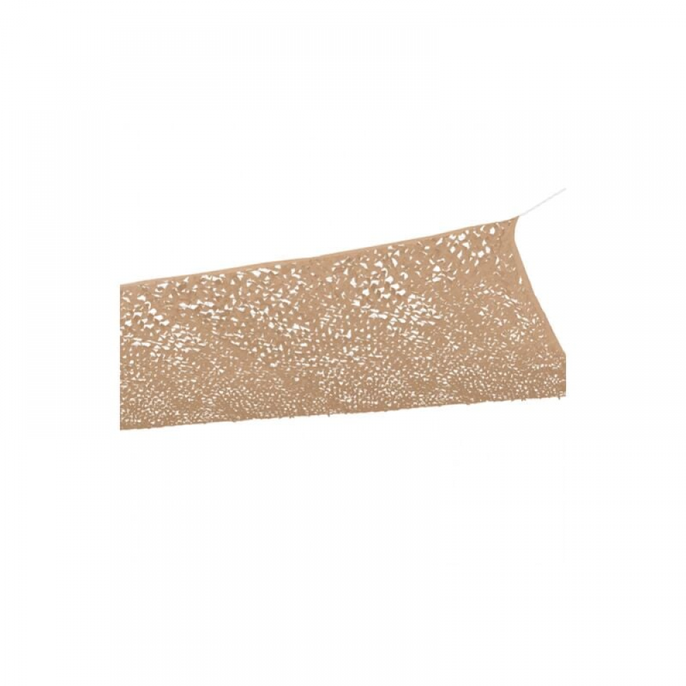 Filet d'ombrage camouflage, protection solaire - Voile d'ombrage rectangulaire - 3 x 4 m - Jaune sable - 5