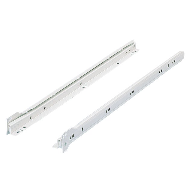 Coulisses à galets fr402 sortie 3/4 - Longueur : 450 mm - Perte de coulisse : 79 mm -HETTICH