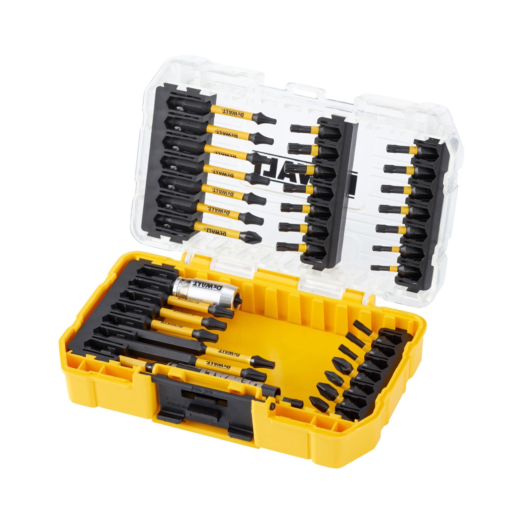 Embout de vissage en coffret toughcase dewalt - 37 pièces - ø 25/57/89 mm - dt70732t-qz - 6