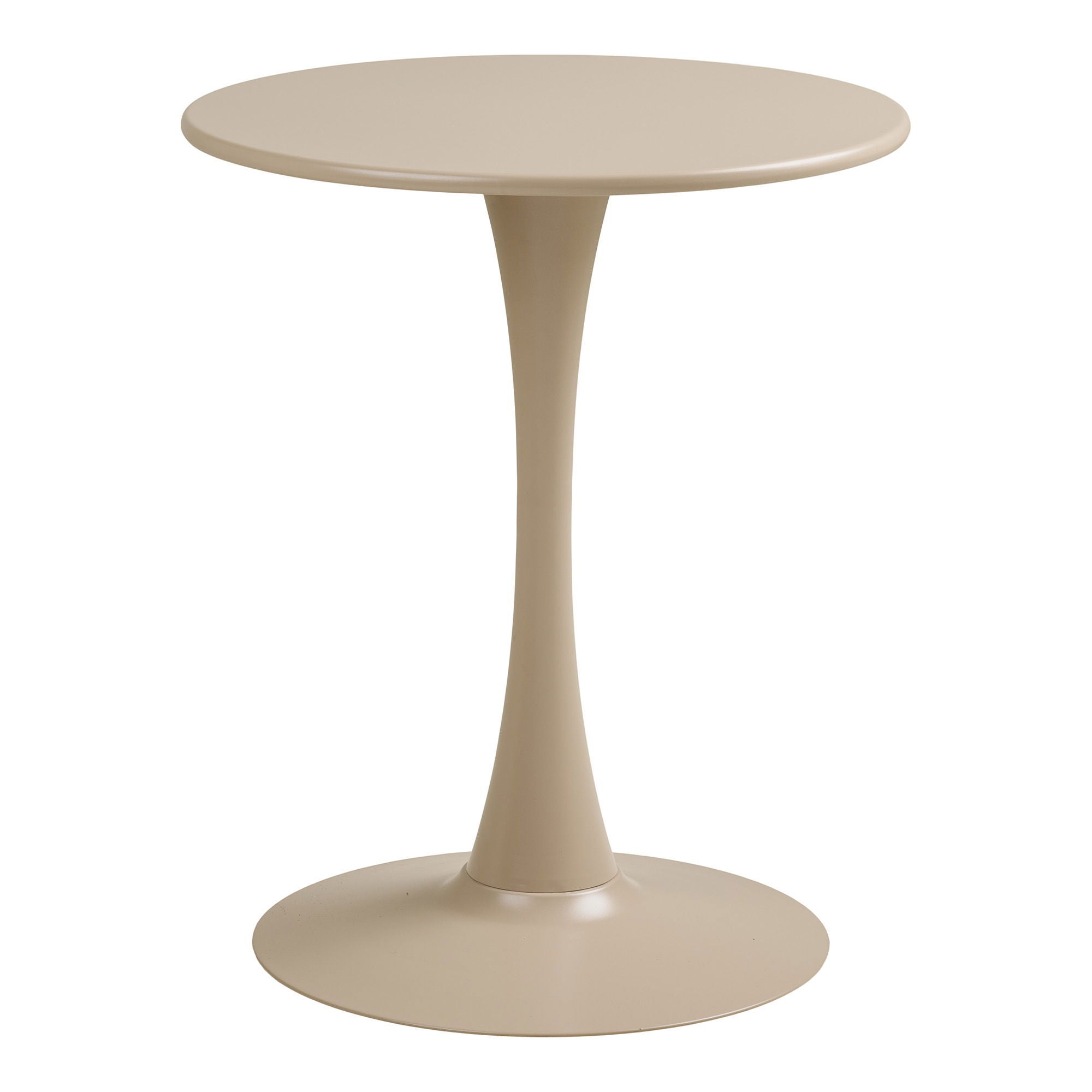 Table bistro Meira - Table bistro, acier, taupe, D. 60x72 cm | Leroy Merlin