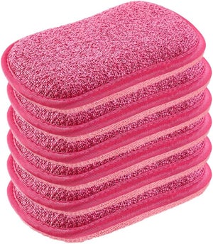 Lot De 5 éponges Vaisselle Double Face Réactives à La Température - Forme Grenouille, Anti-rayures, Lavables