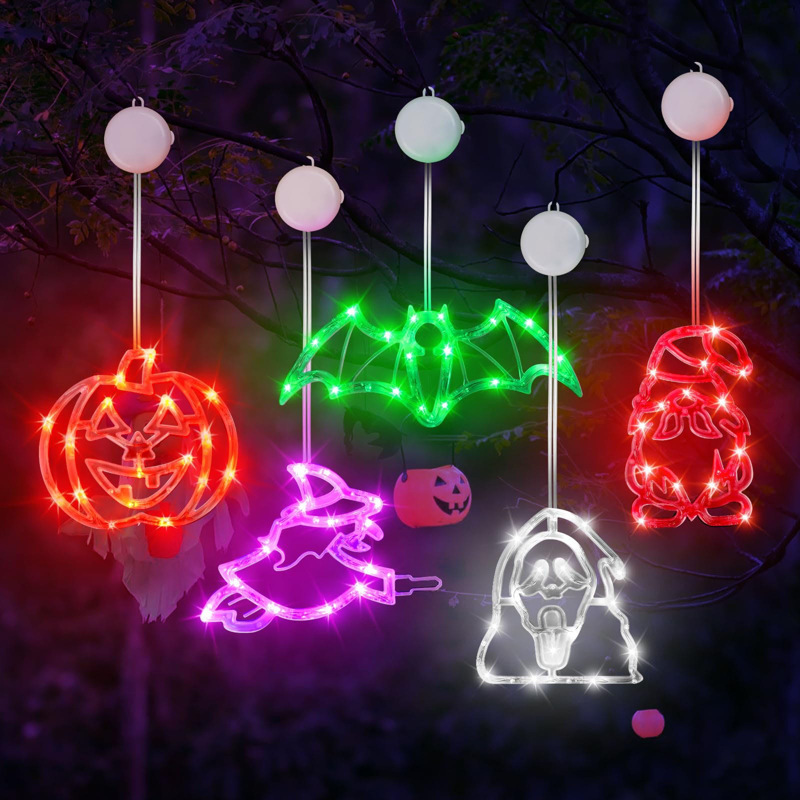 Behogan Décoration d'Halloween chauve-souris LED : lot de 24 autocollants chauve-souris violets, autocollants muraux 3D chauve-souris autocollants muraux avec batterie, pour la décoration intérieure Behogan Décoration d'Halloween chauve-souris LED : lot de 24 autocollants chauve-souris violets, autocollants muraux 3D chauve-souris autocollants muraux avec batterie, pour la décoration intérieure