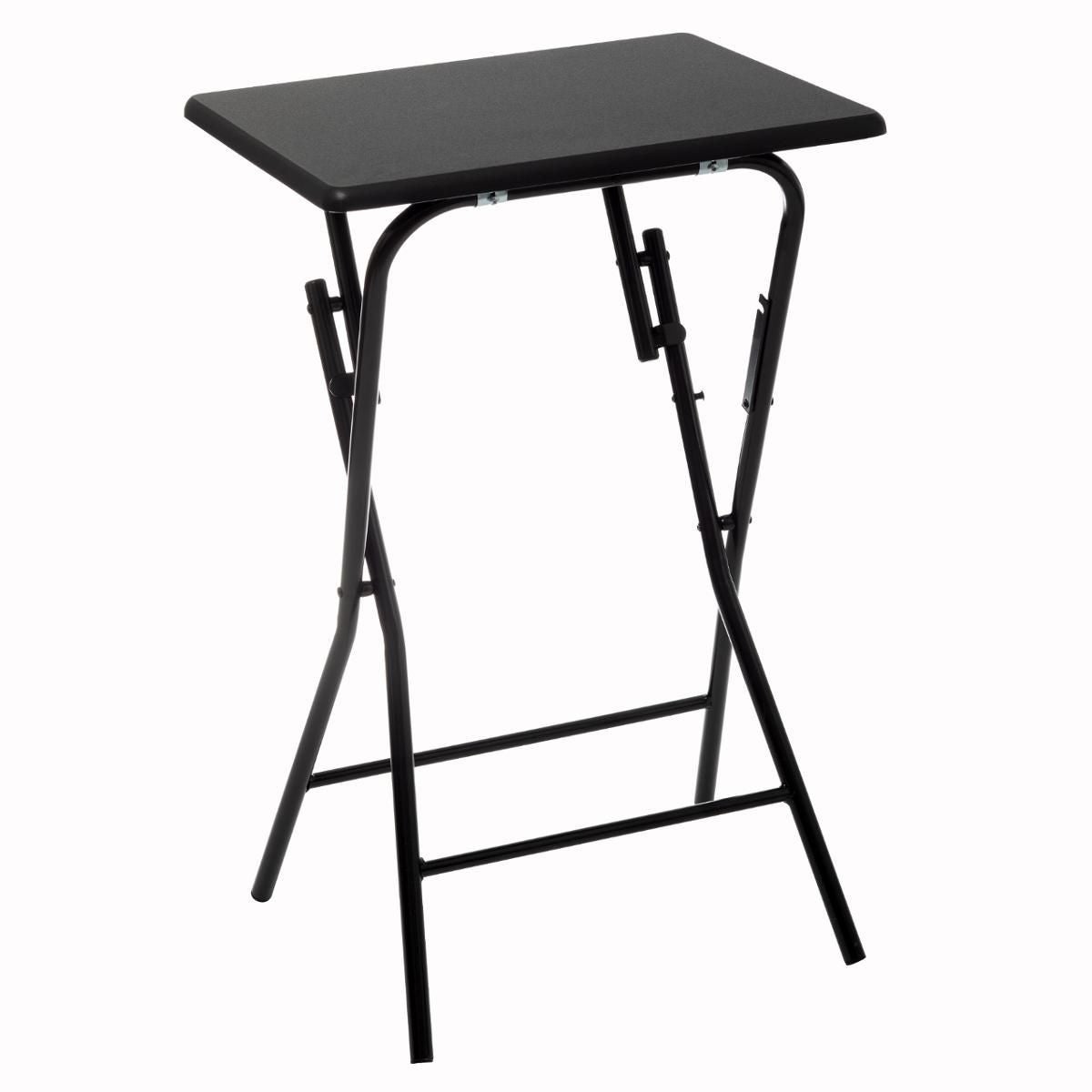 Stolik składany prostokątny czarny 48x38 cm do salonu 5FIVE SIMPLY SMART nowoczesny 1 szt.