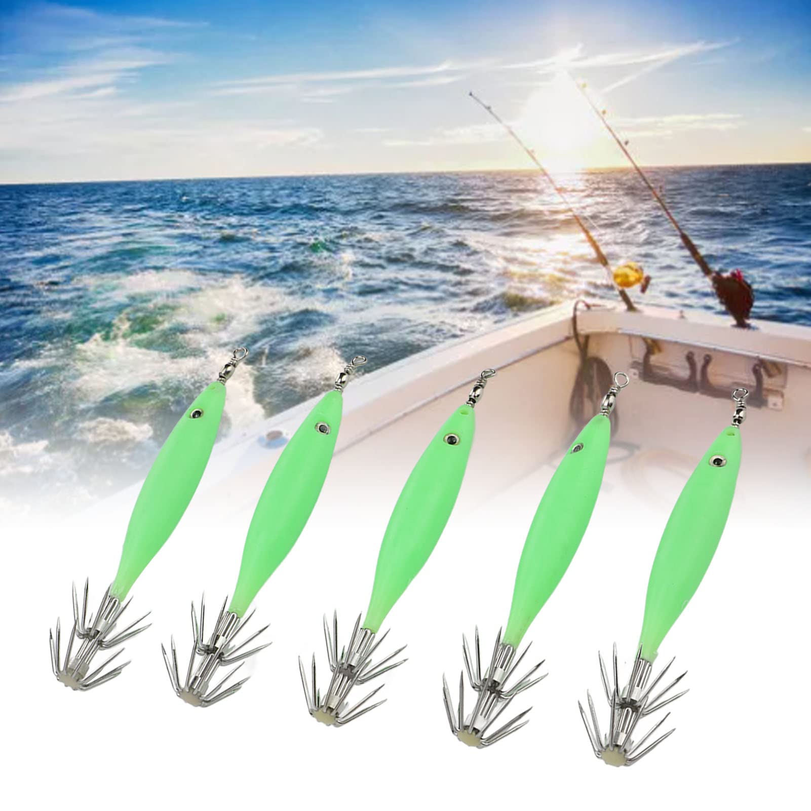 Leurres En Plastique Souple 10 Pièces - Crevettes Simulation Pêche - Leurre Souple à La Crevette Avec Crochet - Jaune