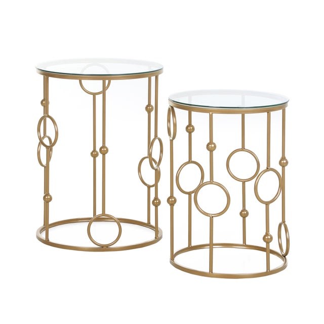 Lot de 2 Tableau Design Avec Tableau En verre élégant, En verre trempé, En métal, 41x57cm 36x51cm