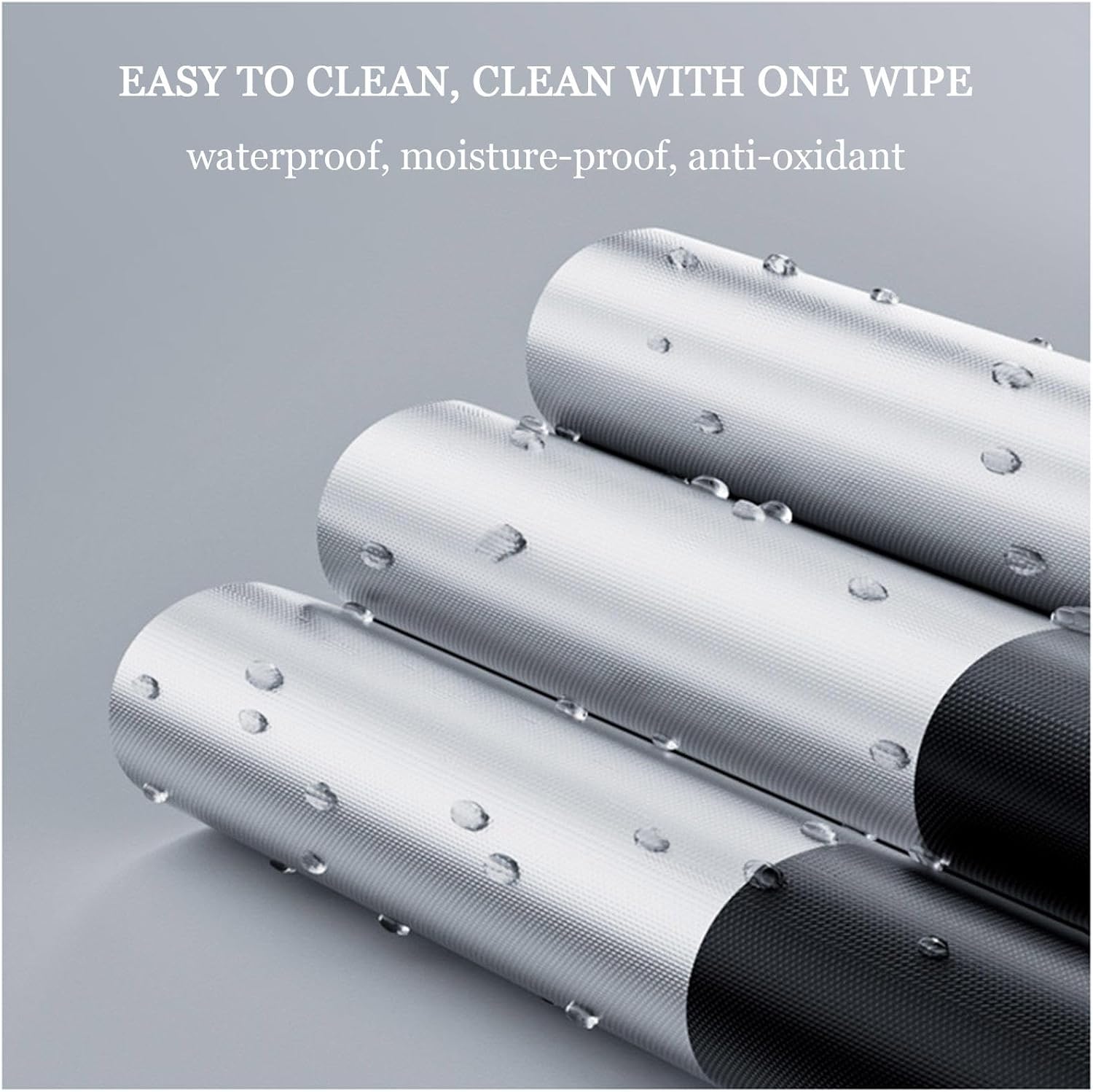 Roleta przyssawkowa - zwijana osłona przeciwsłoneczna - zaciemniająca, chroniąca przed słońcem - zasłona zapewniająca prywatność - czarna, 40 x 125 cm - 3