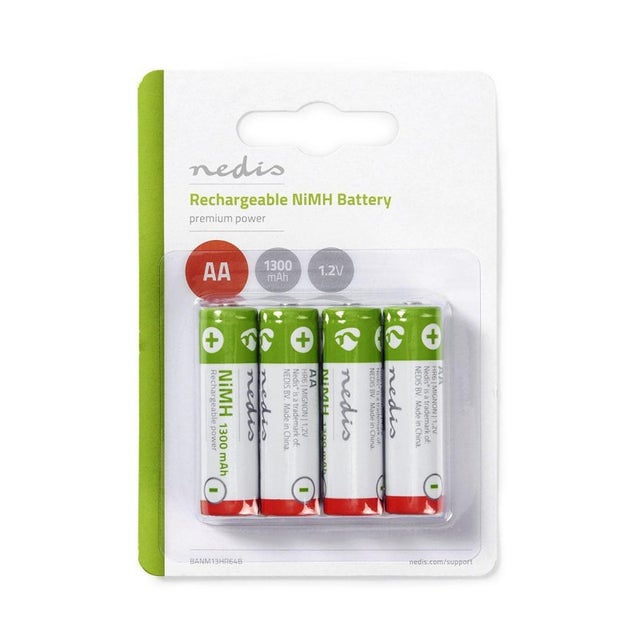 Piles Rechargeables Ni-MH AA 1200mAh - Lot De 8 Pour Appareils Solaires
