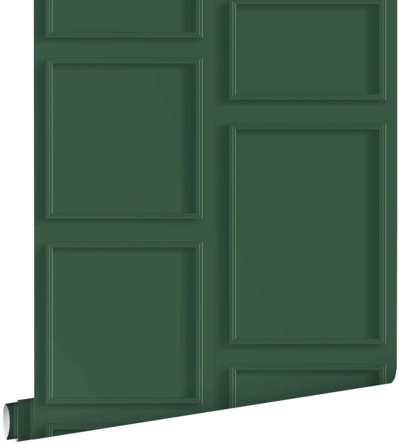 Tapeta panele ścienne ciemnej zieleni - 50 x 900 cm - ESTAHOME