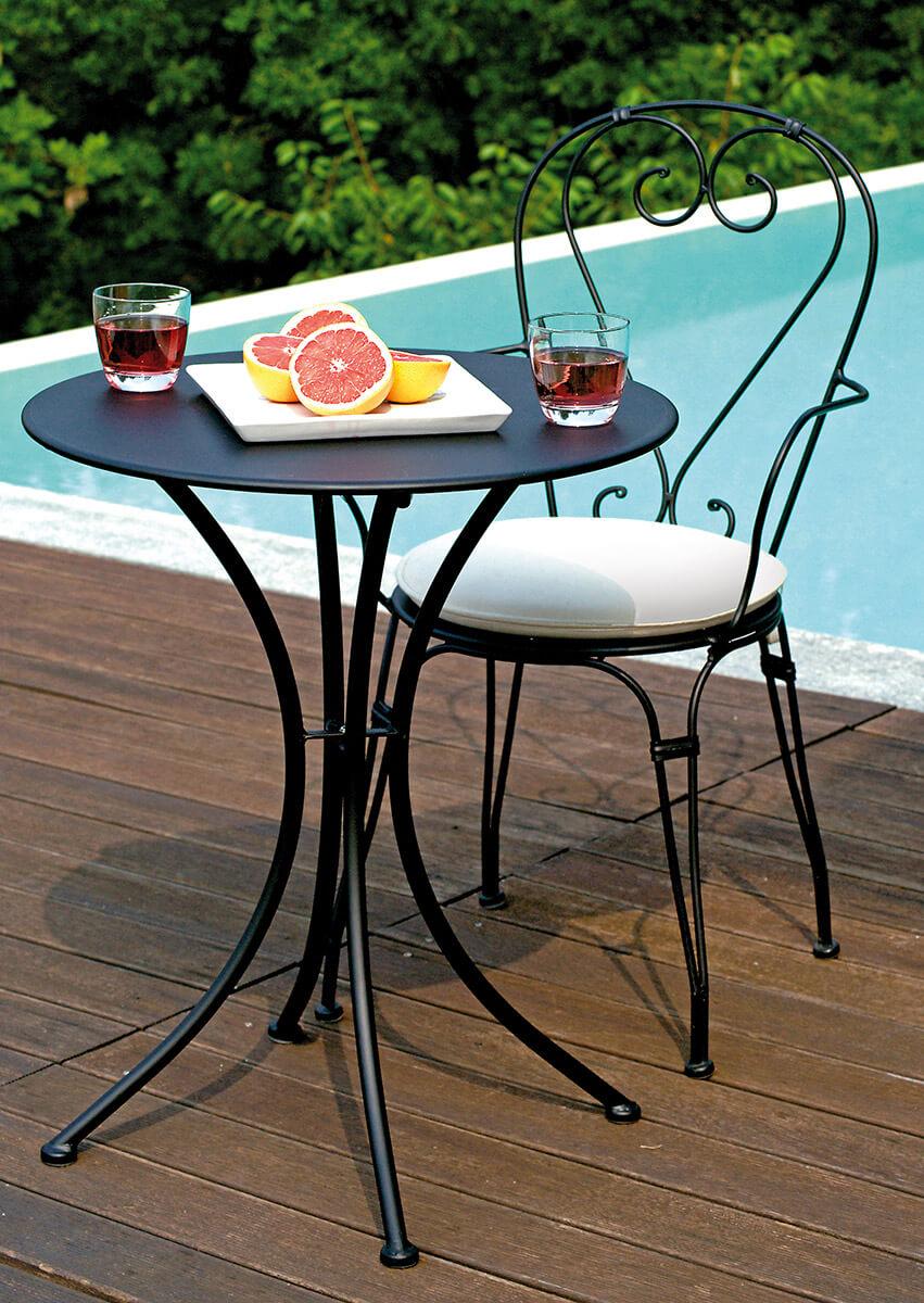 Tavolo Rotondo Tavoli Ferro Battuto E Legno Base Tavolo Rotondo