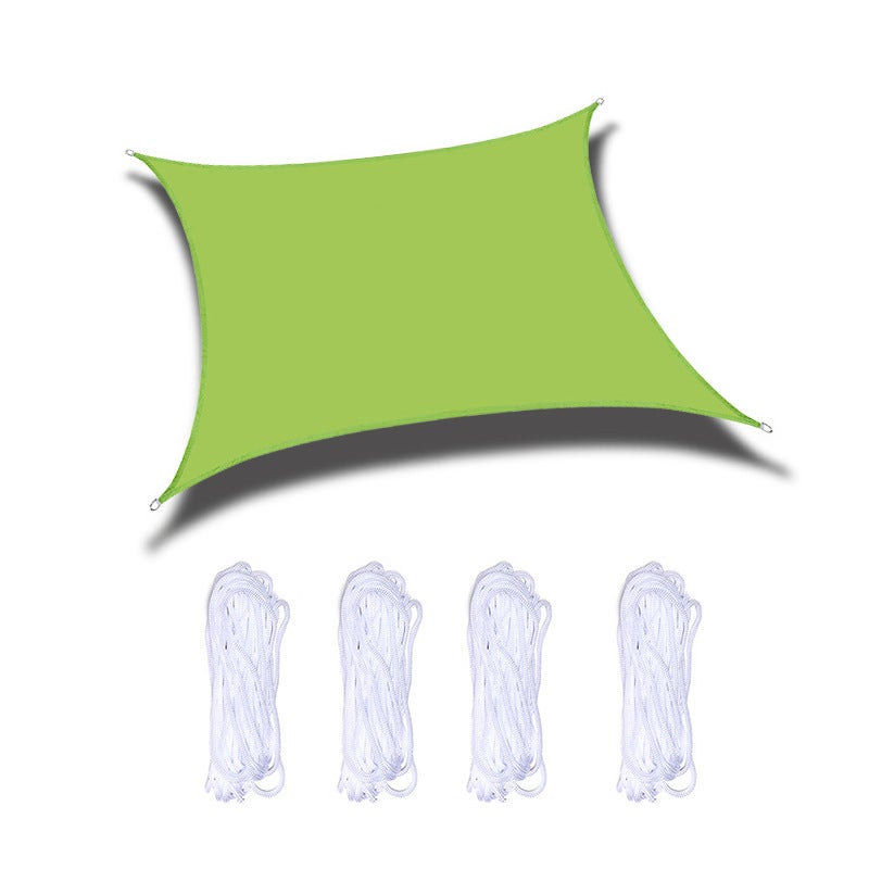 Biały żagiel przeciwsłoneczny, zewnętrzny namiot termiczny, pomoc kempingowa, ciemnozielony, 2m×3m