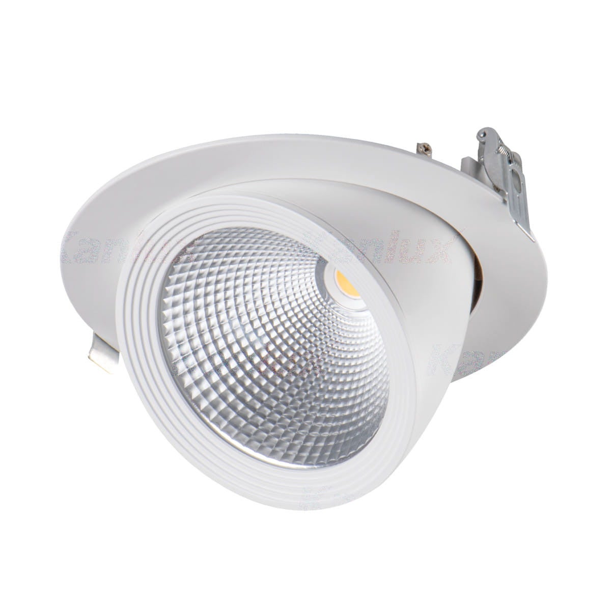 Oprawa stropowa sufitowa wpuszczana Hima biała LED 33W 4000K 3670lm wym: 19 x 19 cm okrągła Kanlux