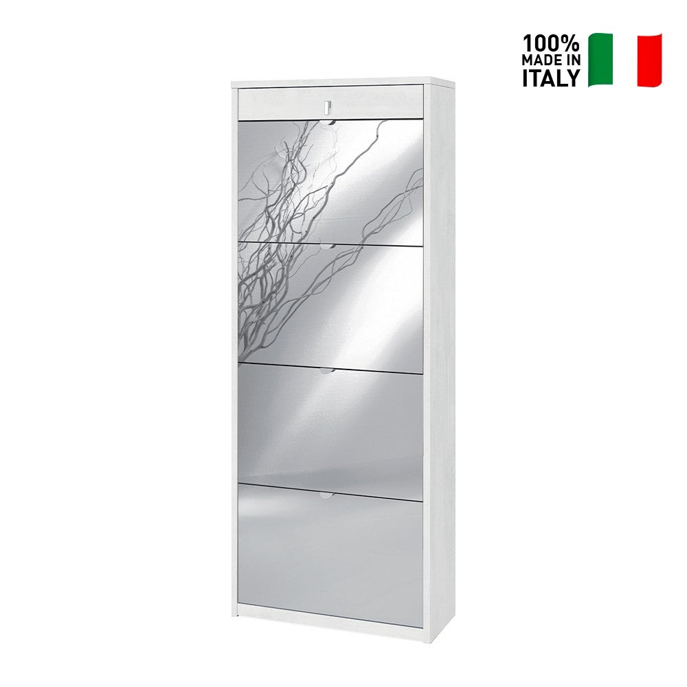 Meuble à chaussures en isorel Blanc 20 paires maximum - 7