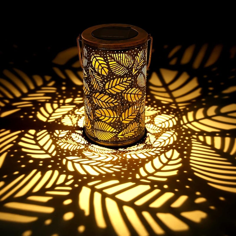 Dekoracyjna lampa ogrodowa zasilana energią słoneczną, do użytku na zewnątrz, wisząca/na słupku, wodoodporna IP44, odpowiednia do balkonów i ogrodów.