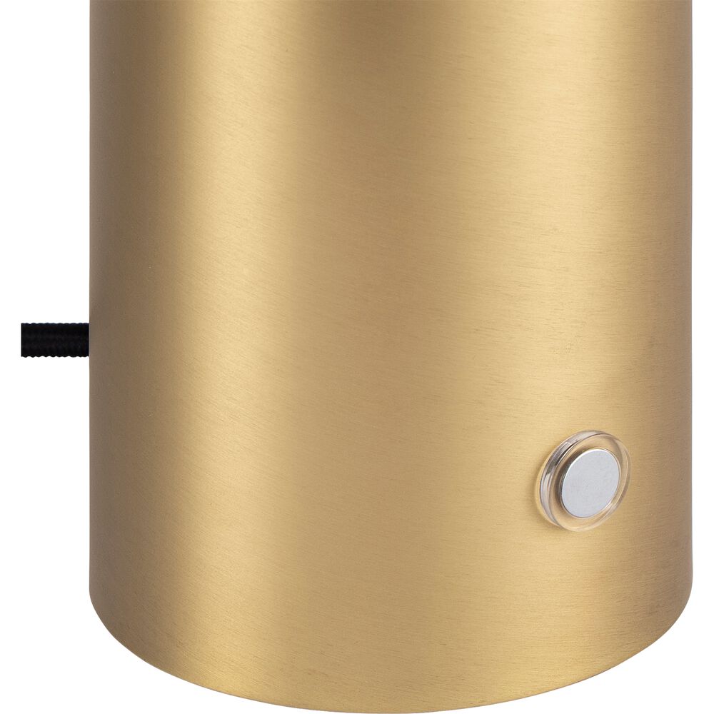 Lampe Métal Doré TIMON LUCIDE - Diam. 27 x H35 cm - 3