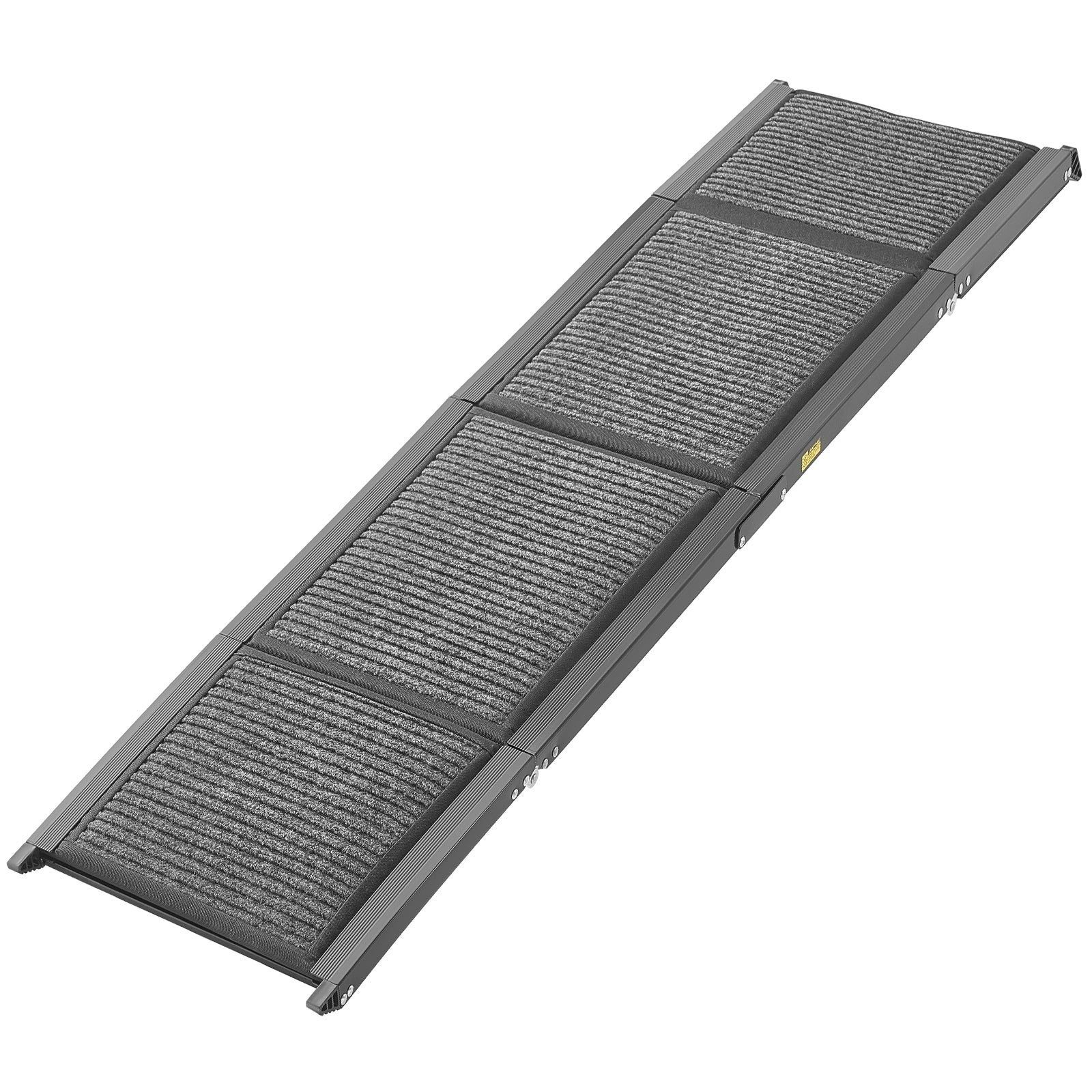 Rampa para perro VEVOR, plástico, 160x43,2 cm, 113 kg, plegable, superficie de fieltro antideslizante, compatible con SUV/camiones, exterior - 9