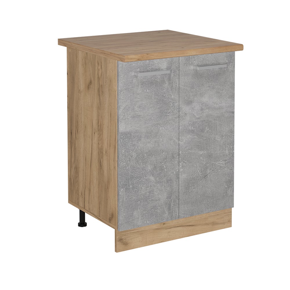 Vicco Szafki kuchenne R-Line, Beton, 60 cm , BP Dąb