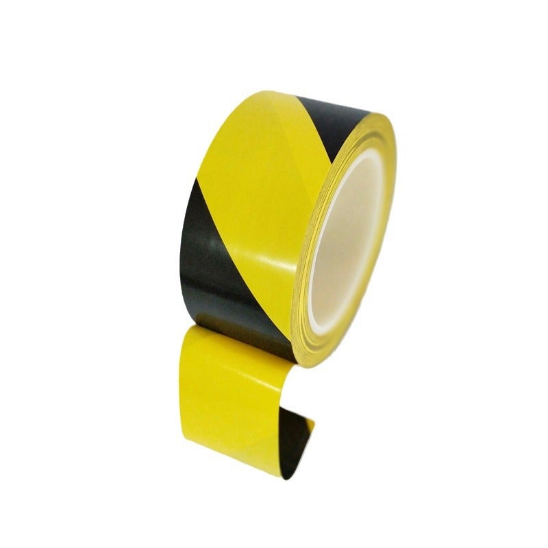 Taśma ostrzegawcza - taśma odblaskowa nocna - 4,8 cm x 20 m - 1 sztuka - żółto-czarna - 3
