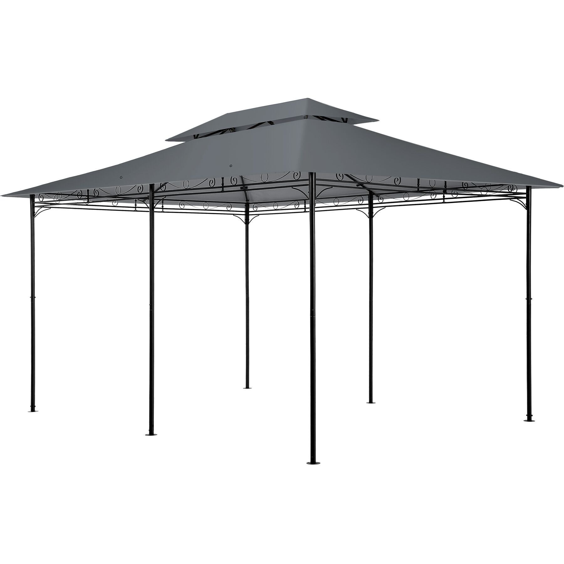 TECTAKE Pabellón de jardín 4 x 3 m - 3