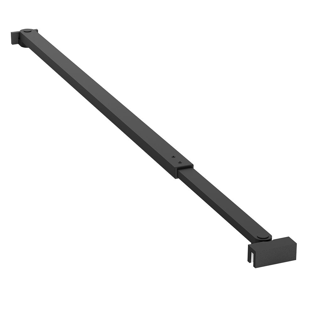 Braccio Di Supporto A Parete Per Doccia Walk-In - Estensibile 70-120 Cm, Doppio Snodo 180°, Acciaio Cromato Lucido