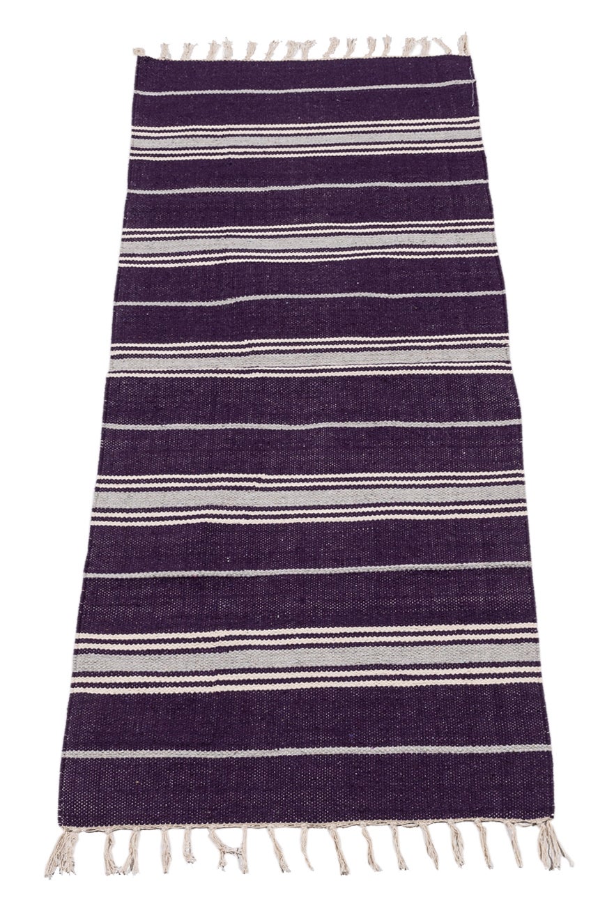 (Można prać w pralce w 30°) Kilim Oryginalny Autentyczny Ręcznie Robiony 140x57 CM