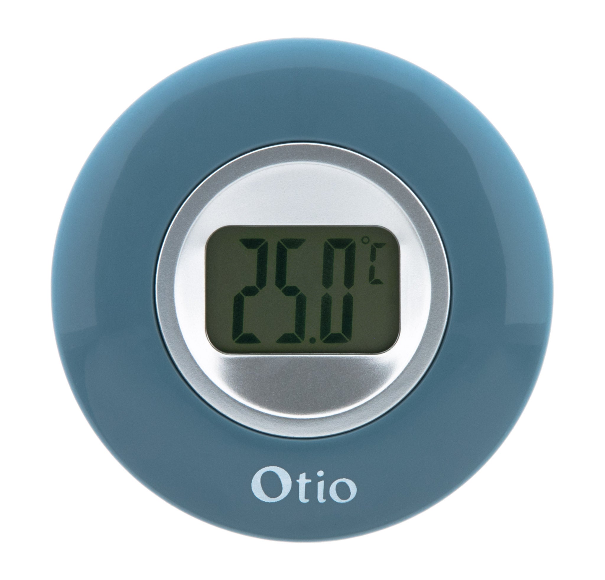 Thermomètre Intérieur LCD - Bleu Canard - Pied Rétractable - °C/°F - Otio