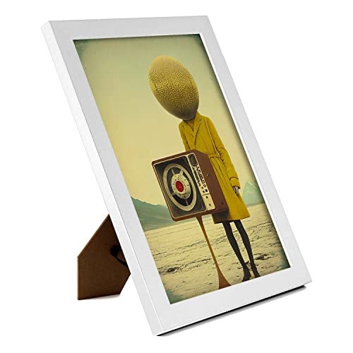 Nacnic Poster Cabeza Micrófono En Estilo Surrealismo Cinematográfico Ilustraciones Y Grabados De Historieta Abstracta Para A4 Marcos Blanco - 2