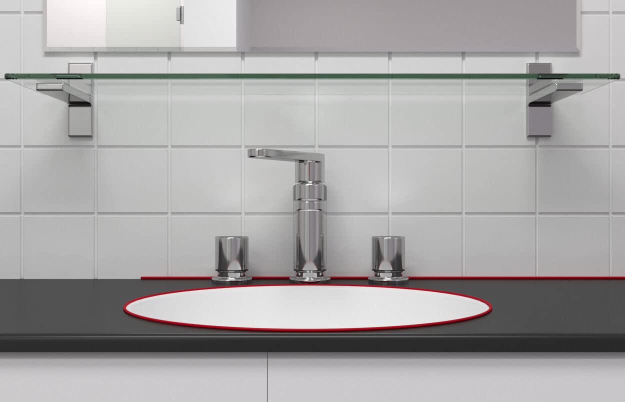 BISAN Silicone Sanitario Trasparente, Resistente Alla Muffa - Foto 7