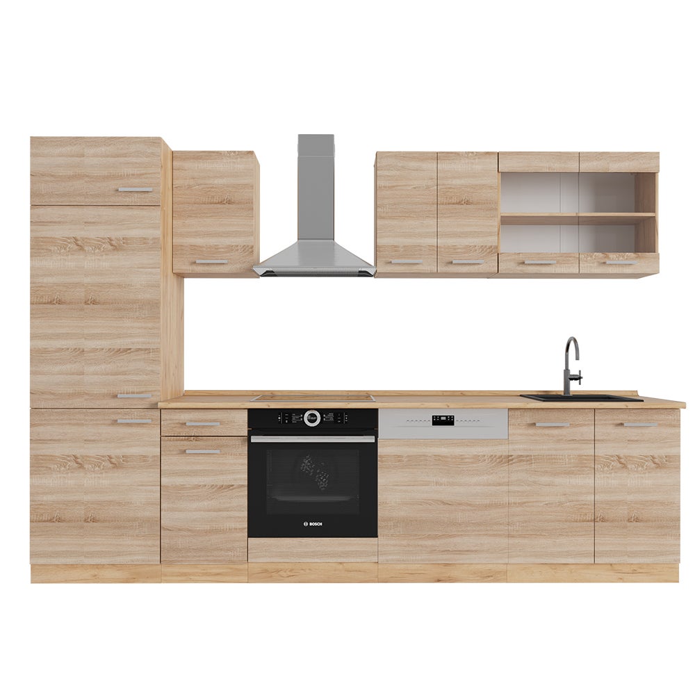 Vicco Cuisine Cuisine intégrée Bloc de cuisine Cuisine complète 167x187