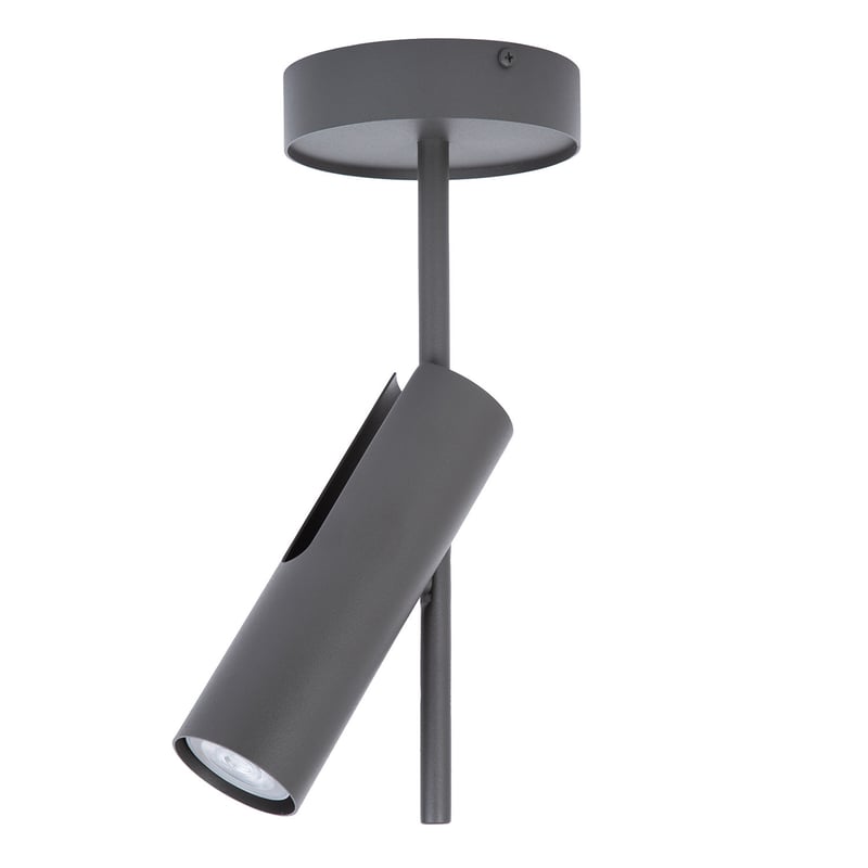 Reflektor sufitowy spot natynkowy Leda okrągły ciemna oliwka 1xGU10x10W wym: 34 x 28 x 13,5 cm metal SIGMA