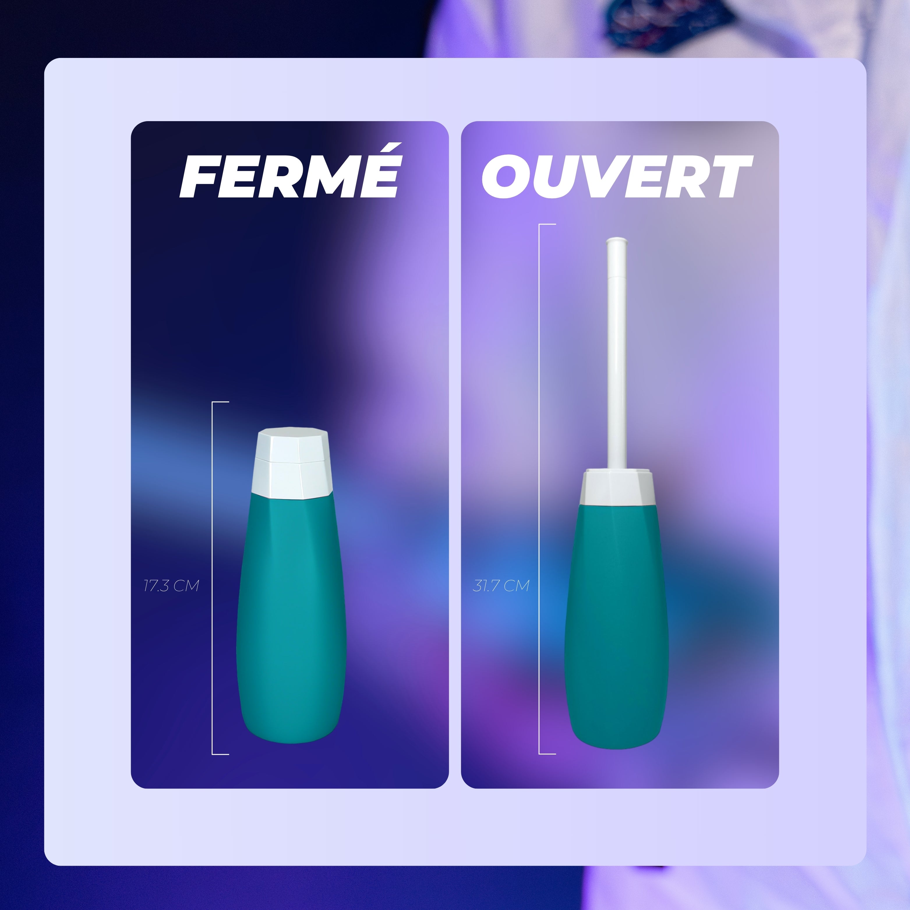 Bidet Portable pour Toilette Intime avec deux embouts ajustables - Marque Française - 400 ml - Douchette de Voyage et Post-accouchement - 9