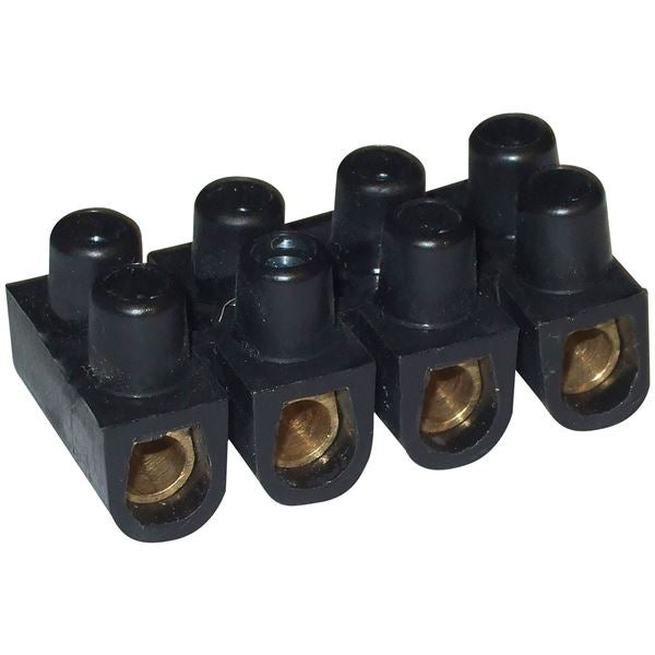 Barrette de 12 connexions 16 mm2 noir ELECTRALINE