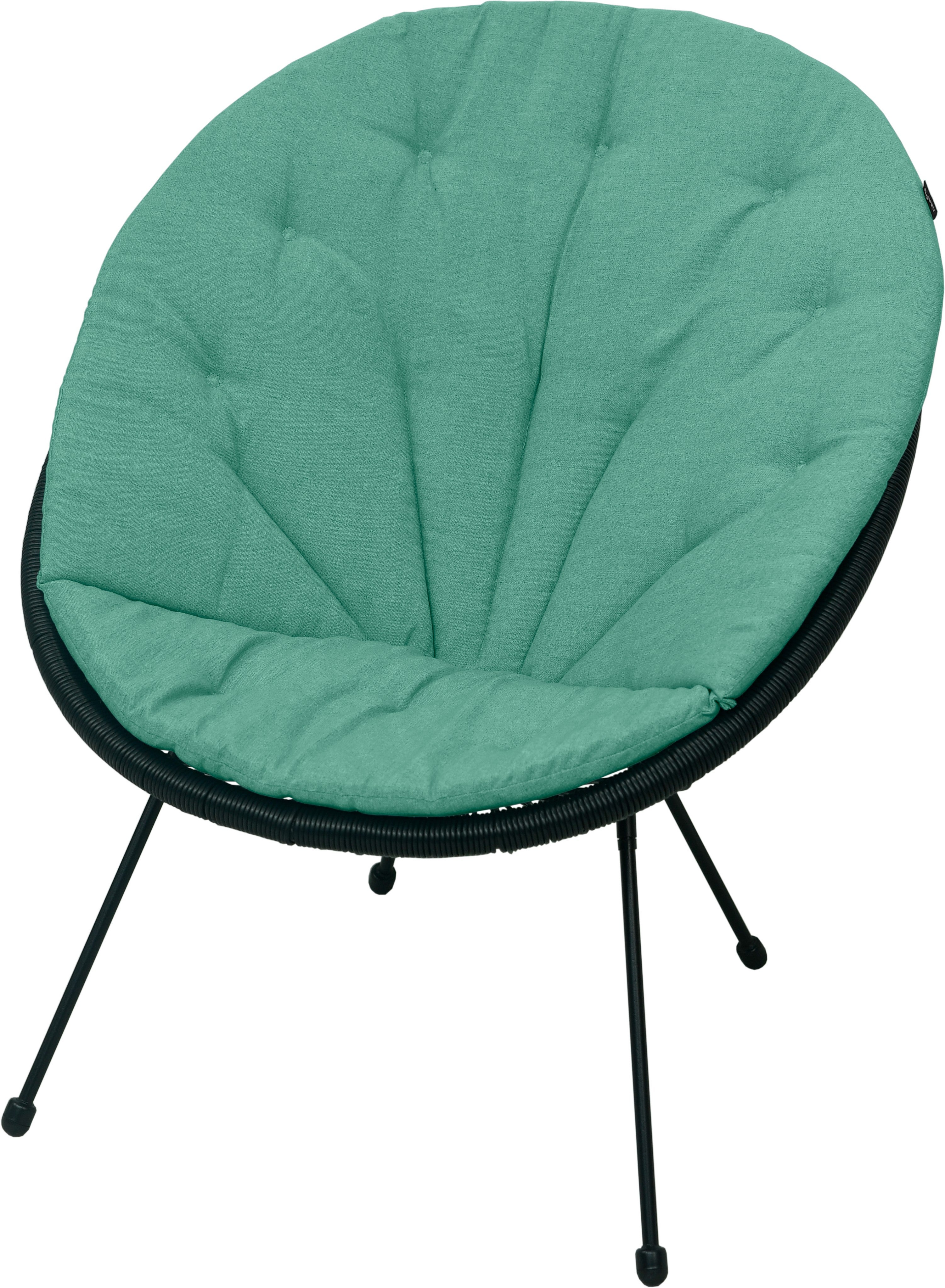 Poduszka na fotel żyłkowy AMPO miętowy melanż Acapulco 1 szt.