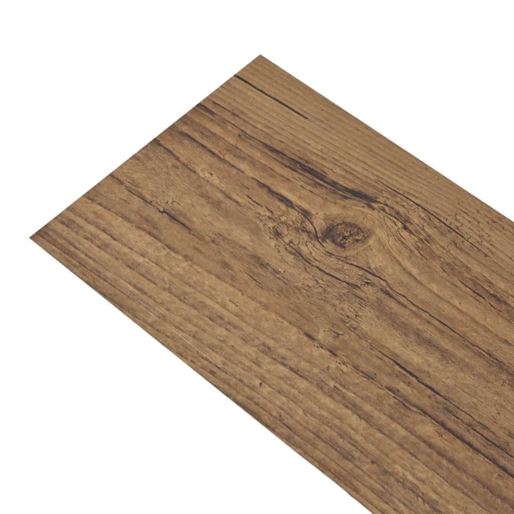 Lamas para suelo pvc autoadhesivas | tarimas de suelo | tarimas autoadhesivas 5,02m² 2mm marrón nogal cfw42646