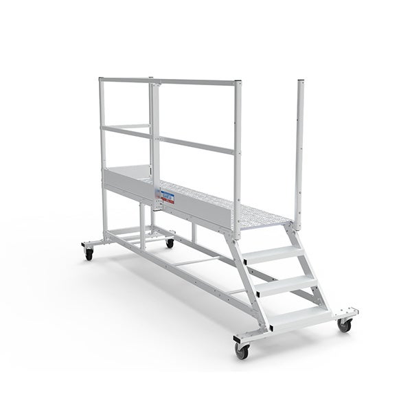 Plateforme roulante 6 marches - Hauteur max. de travail 3.20m - PTF2506G-RS