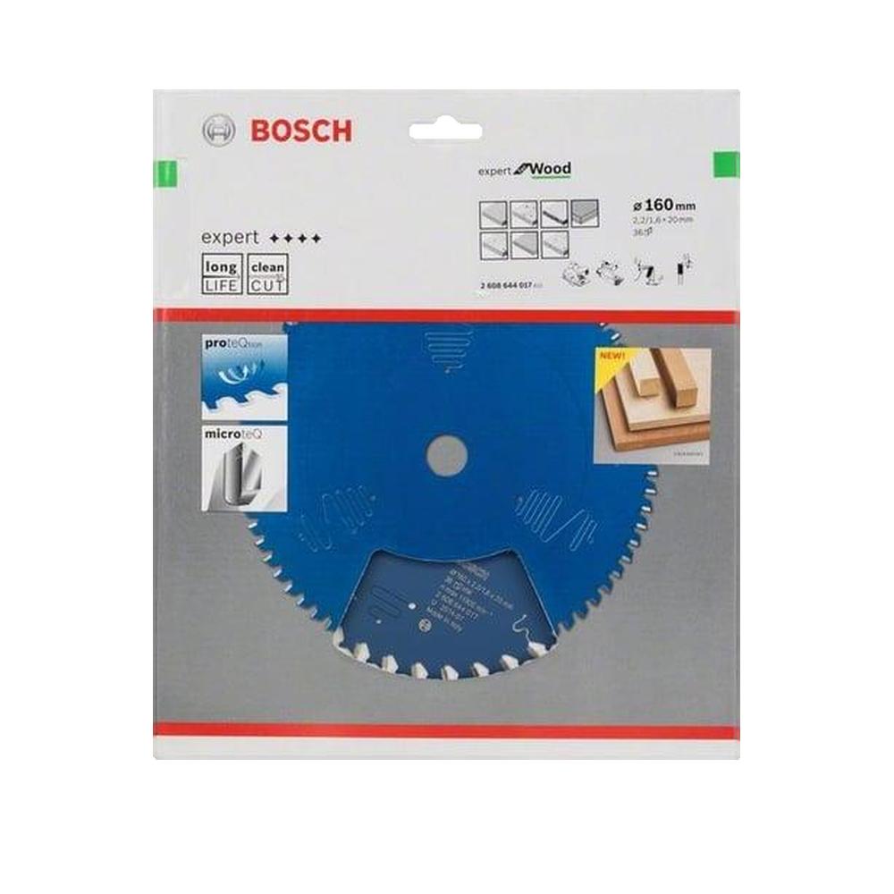 Bosch Professional - Lame Scie Circulaire Expert Bois 160X20X2,2mm, 36D - 2608644017 - 2