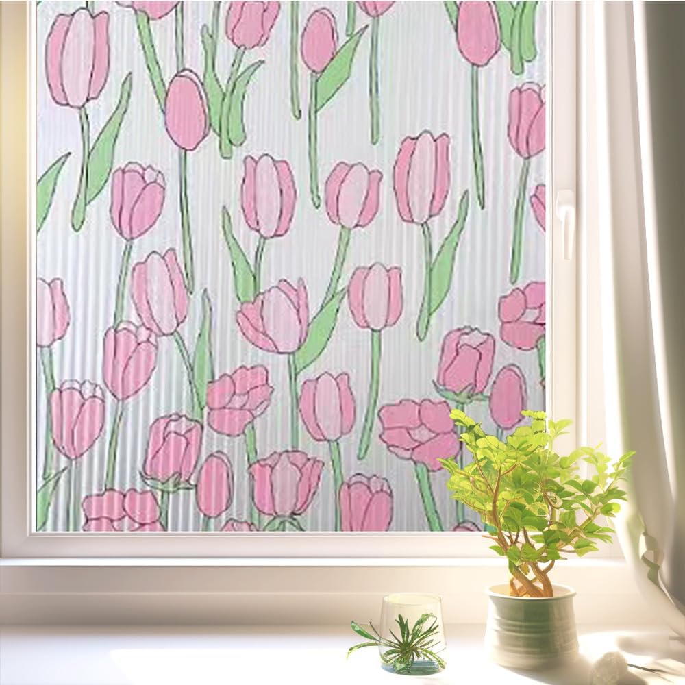 3D Film Pour Fenêtre Effet Arc-en-Ciel Film Anti Regard Vitre Décoratif Electrostatique Film Occultant Anti Uv Transparent Mosaique 60x200 97046061