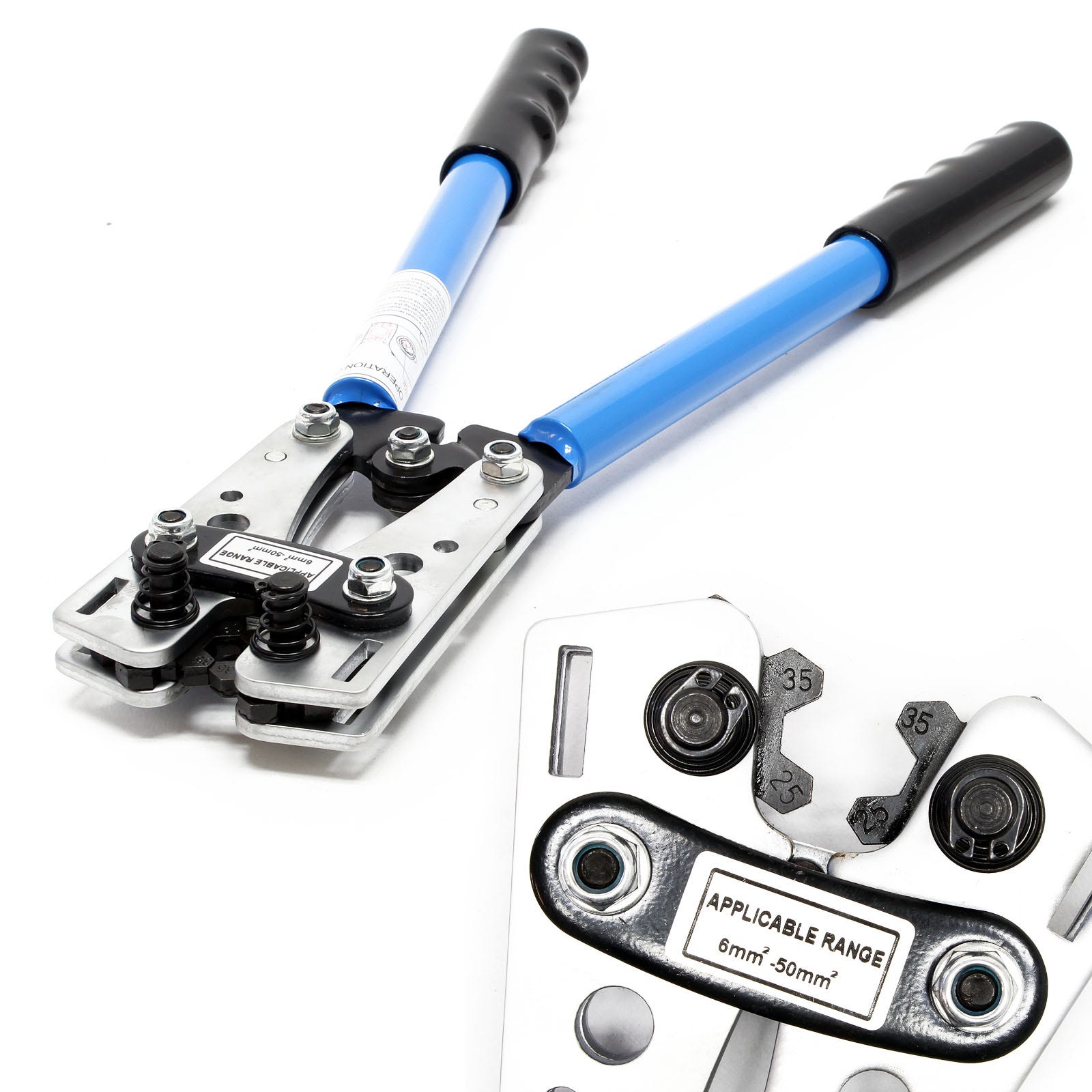 Pinza Crimpatrice Per Connettori Elettrici - Preciva 0.5-6mm² - Con Meccanismo A Cricchetto - Per Cablaggi Professionali - Foto 7