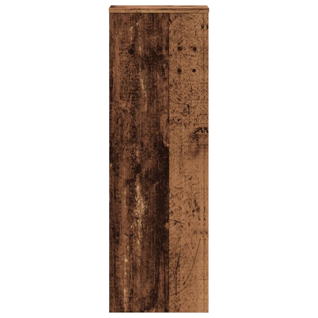 Supports pour plantes 2 pcs vieux bois bois d'ingénierie - 6