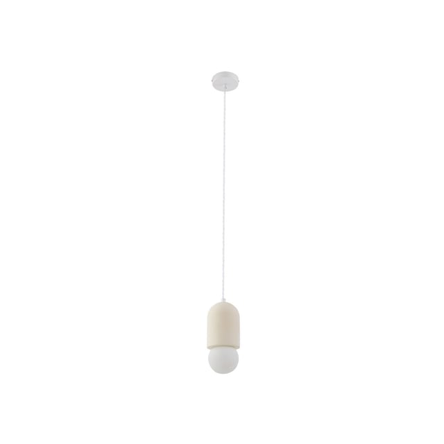 Suspension Lindby Nielson, Ø 11 cm, beige, plâtre, Suspension Luminaire, Lampe Plafond, Luminaire Plafonnier, Lampe Suspendue